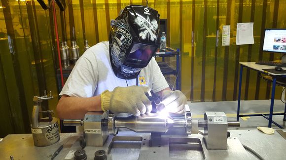 tig welding (347) stainless, ozone converters for liebherr jet... full pen purged with argon