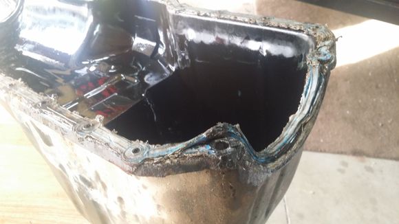 Back of Oil Pan