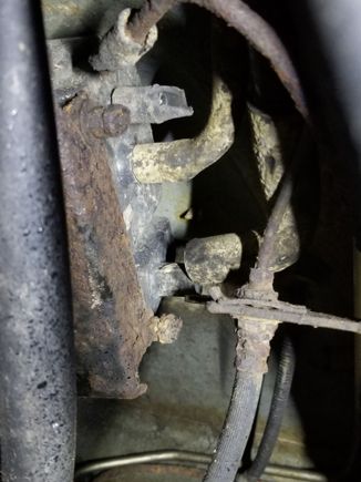 Rusted evap lines