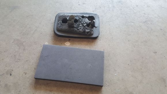 This little piece of foam has seen some better days.