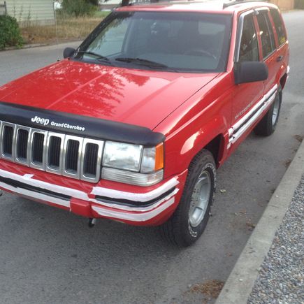 taped off lines on the cladding