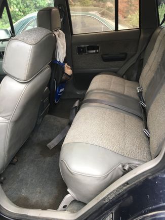 All the interior, carpet, trim fit. I did have to trim the plastic where the rear lower seat hinge sits a bit but it was all bolt in besides that.