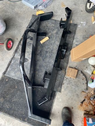 Powdercoated both bumpers from uphill manufacturing 