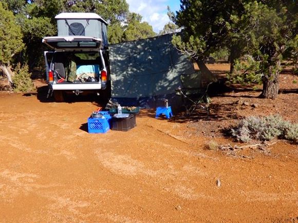 The walls and top angled to drain, air and dry out.