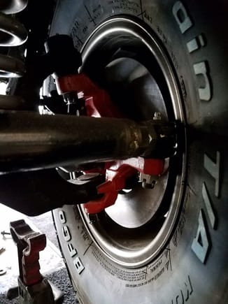 Looking for some forum help. My tie rod end hits my wheel. I believe my wheels have 4.75" bs but even with that it looks like I'm going to need to run spacers. I'm not a fan of spacers, so I'm wondering if other people have run into this problem before? Thanks in advance!
