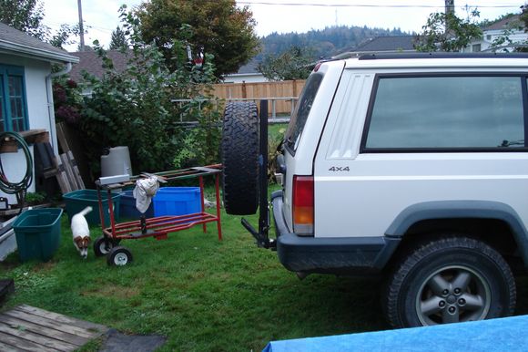 Side view, very little interference.