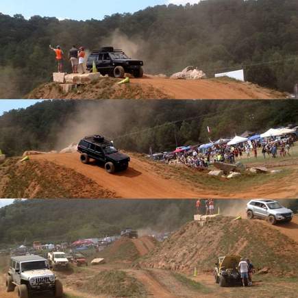 Saturday September 3rd at Jeepfest in Jasper, GA conquering hills.