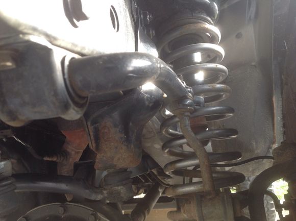 Sway bar link has pretty torn up rubber grommets