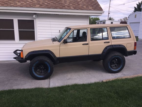 Bedlinered and paint is finished