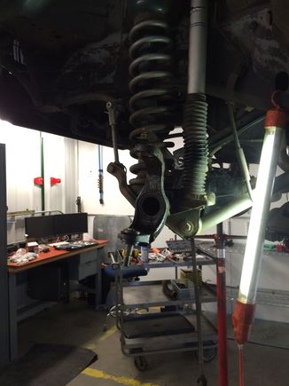 Driver side apart for ball joints.