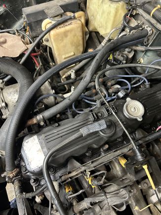 A 1995 XJ after heater control valve delete.