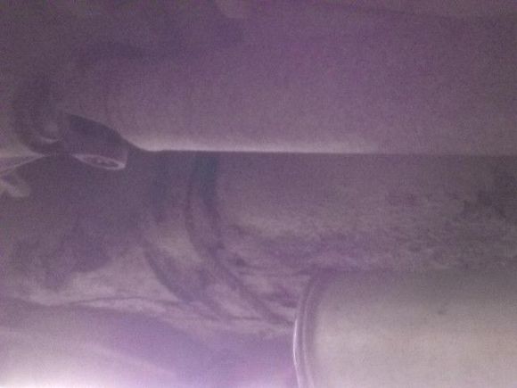 Rusted out floorpan
