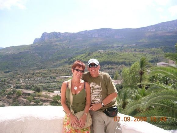 me &amp; my wife Sue in Spain 2009