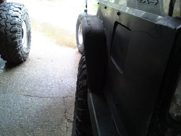 new finished rear tube fender