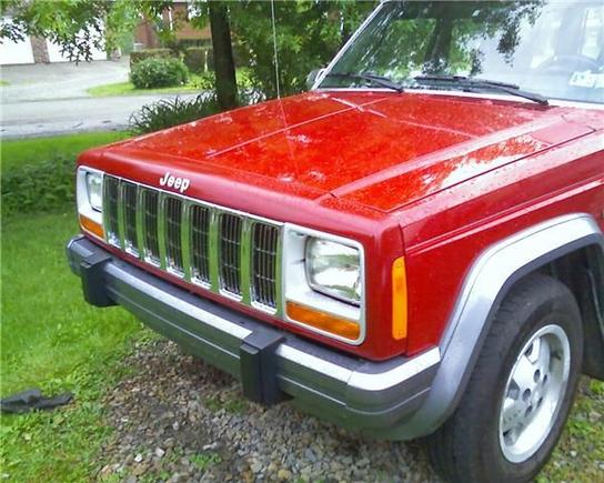 97-01 Header Panel on a 91 Jeep Cherokee.