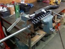 spring compressor bent.