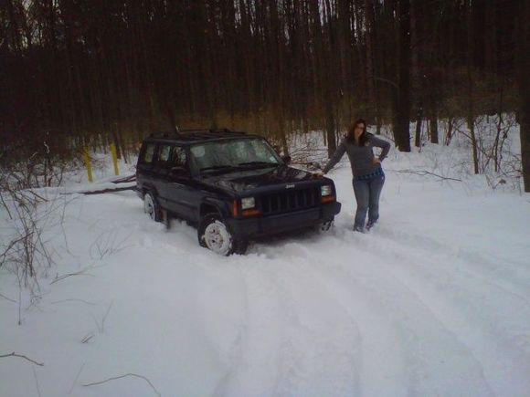 the jeep and my wifers