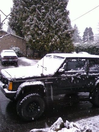 Got snow this morning finally!!!!