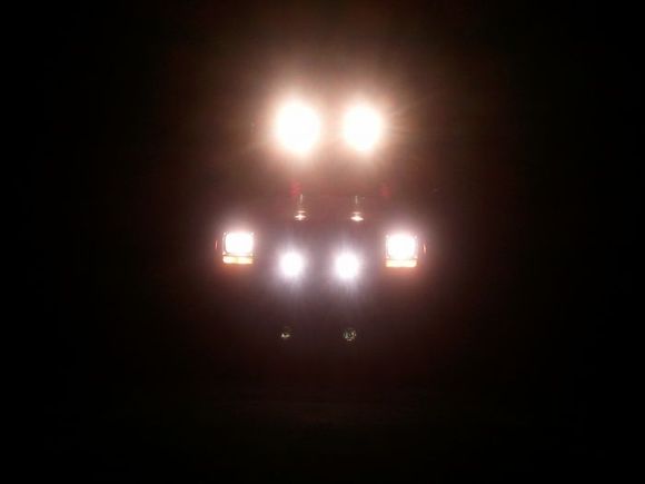 homebrew light bar with some cheapo 55w lights