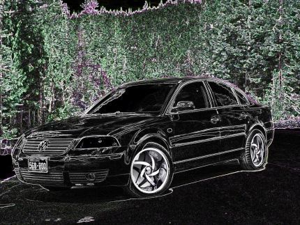 Picture that I played with of my wifes VW Passat