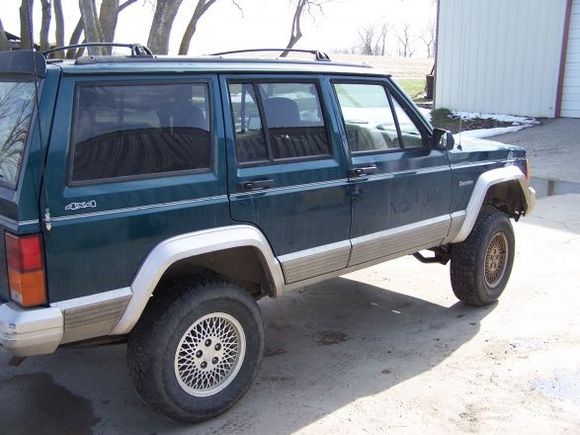 Right after lift install, need new tires!