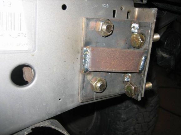 inside bracket/brace