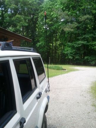 4' Firestik 2 on ball mount