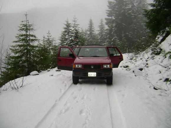 My Daily Driver
1995 Honda Passport
Up in the hills gettin' a Christmas tree
