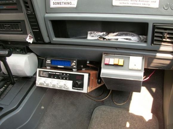 The old station  jcp6247 and ts250.This radio is in my work truck now,still a skip talking sob.