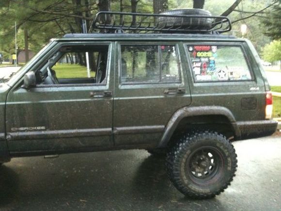 after gettin rowdy in some mudd