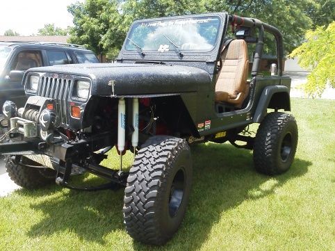 Full bedliner exterior with 1/4 " plate full body armor
