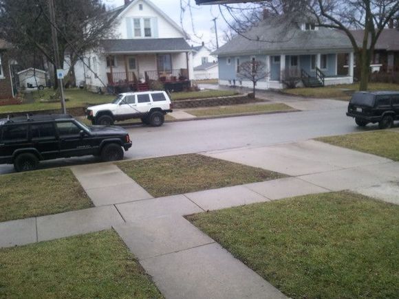 Jeep parking front