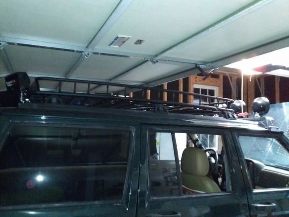 roof rack painted and mounted