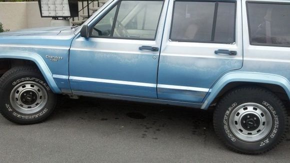 Left side, front