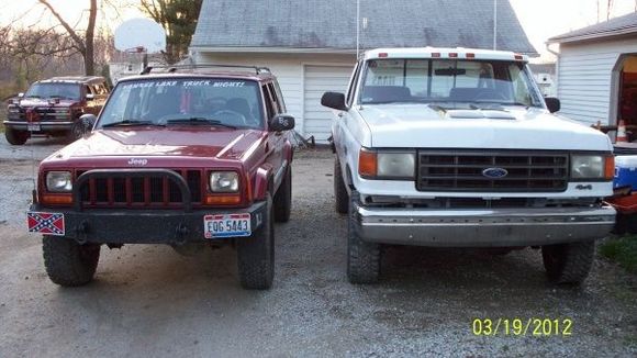 99 xj sport
87 f150 xlt lariat