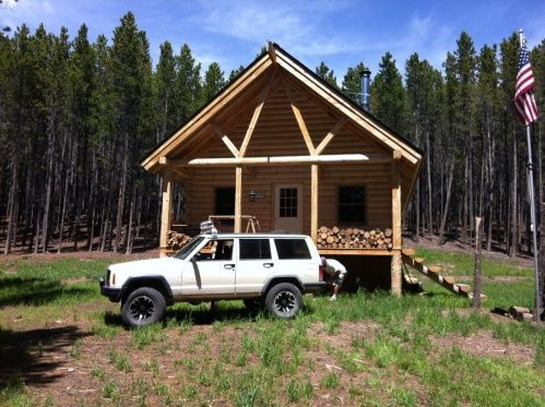 The Jeep Up at the Cabin