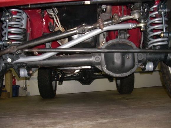 Front Suspension complete. RE 3.5" lift and Trac Bar.