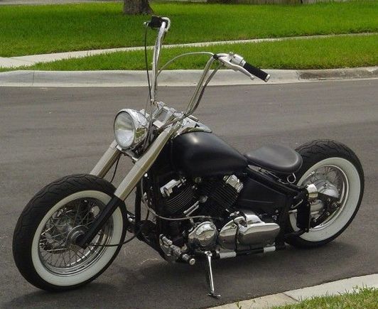 yamaha vstar - cut up