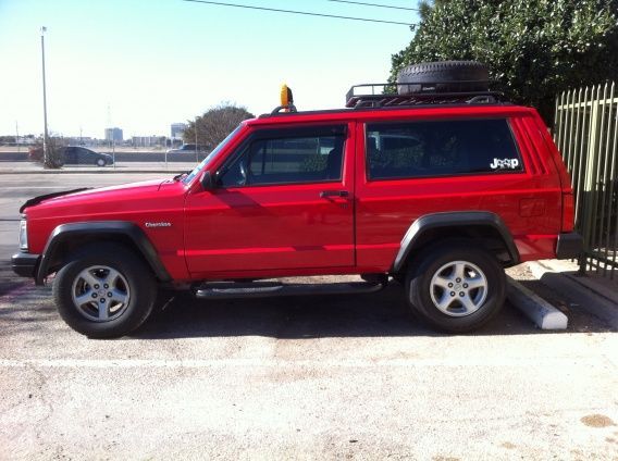 96 Jeep Cherokee Left With New Leaf Springs