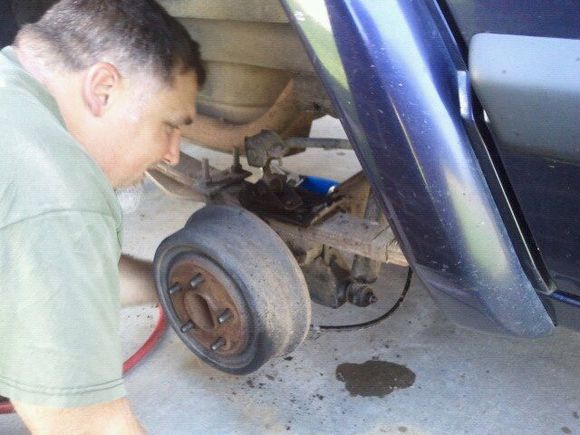 jeep dad taking off leafs
