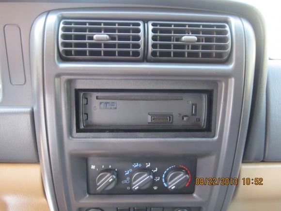 installed cd player