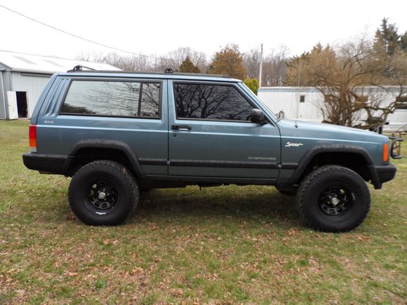 the previous owner used some kind of bedliner stuff on the bumpers and side moldings and I hated it at first but it kinda grew on me