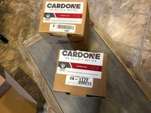The Cardone remanufactured parts arrived