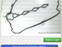 Valve cover gasket set at your cars age give it a new one!