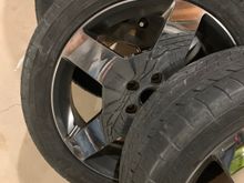 These 3 are the sanded then polished rims