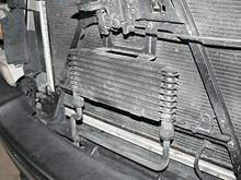 This is a GM cooler in a newer Silverado pickup truck