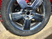 With the ugly chrome over plastic cap 