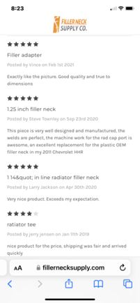 My comments on their website 