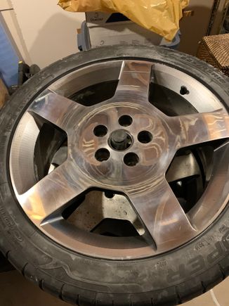 To polished aluminium alloys 