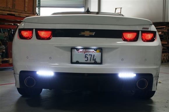 These 2009 Camaro back lights are just right for either just under the reflectors or replace the reflectors. 